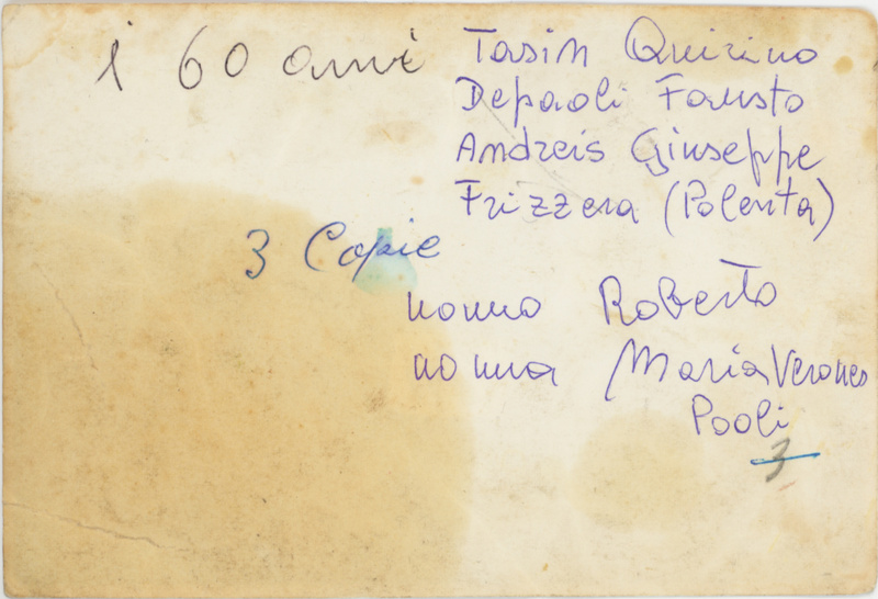 Annata 1889 di Covelo - nomi