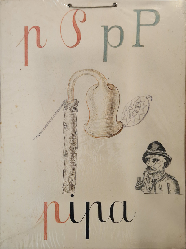 Alfabetiere artistico - pipa