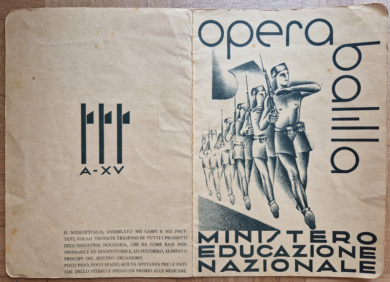 Pagella Opera Balilla