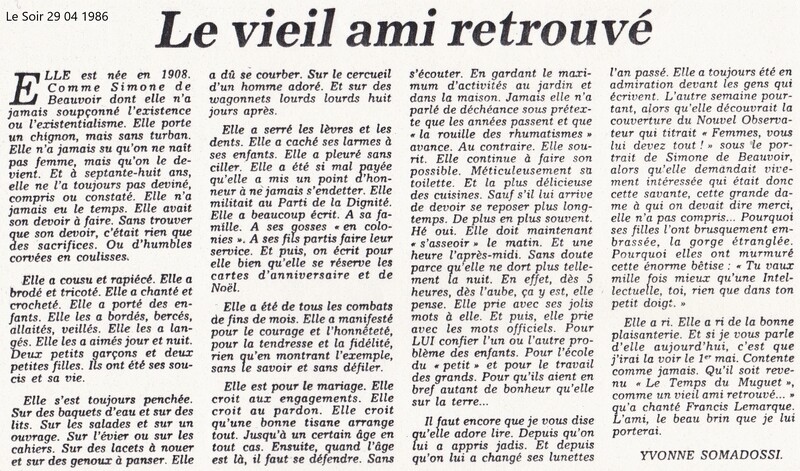 Le vieil ami retrouvé