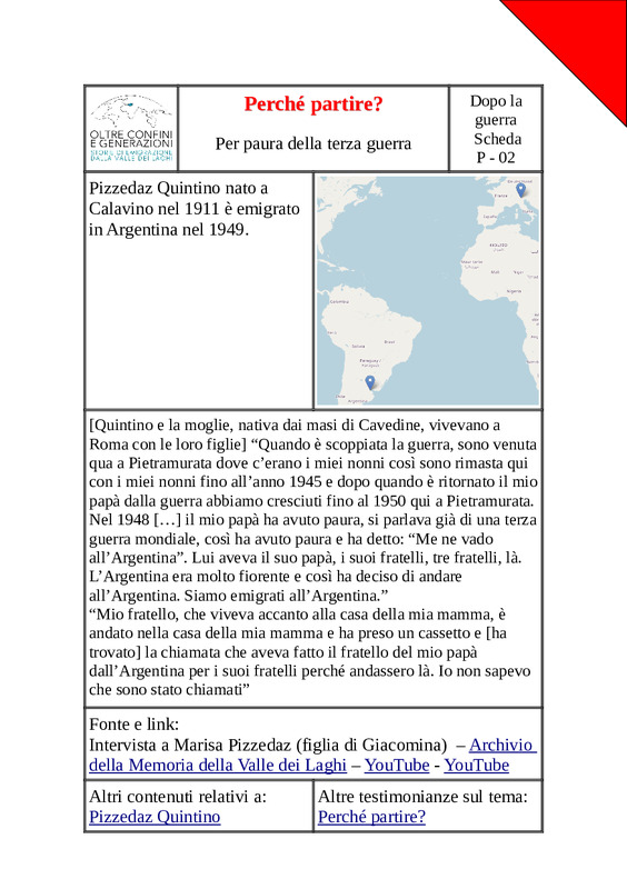 Perché partire? P-02rossa