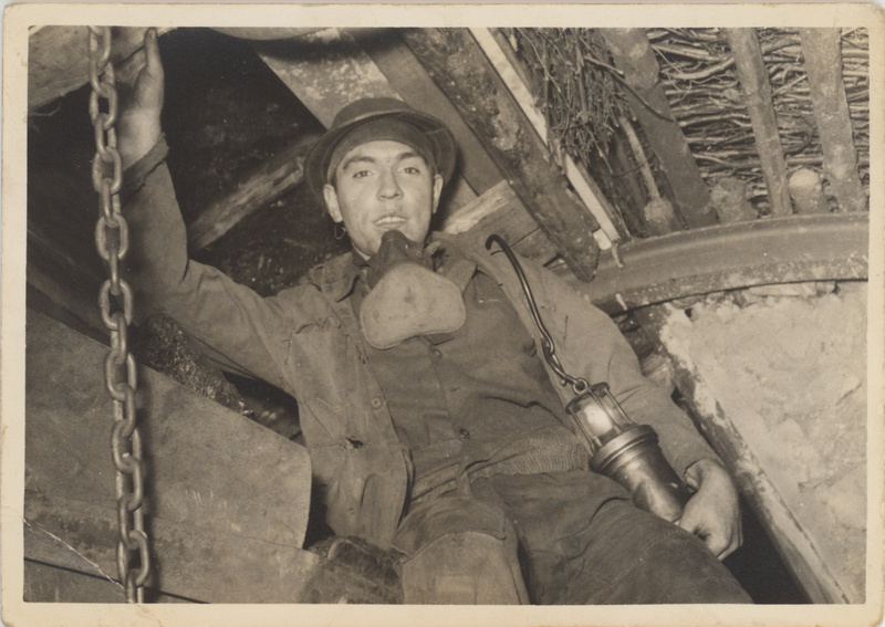 Leo Daldoss in miniera