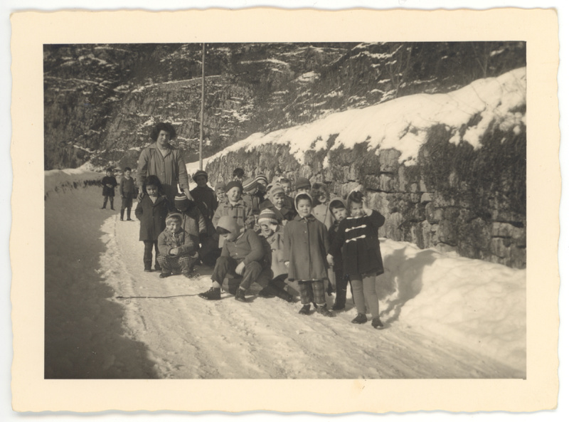 Passeggiata sulla neve