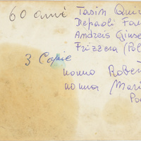 Annata 1889 di Covelo - nomi