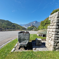 Monumento al minatore - carrello e castello