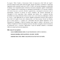 Traccia intervista Oltre Confini e generazioni