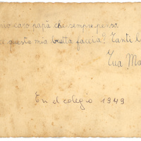 Scolaretta 1949 - retro