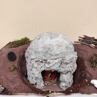 Modellino di una calchèra