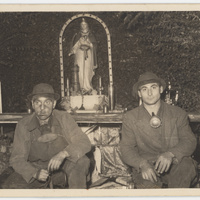 Santa Barbara in miniera - statua completa